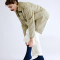 Trouser Socks 3 Pack - Navy - Bonfolk