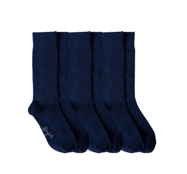Trouser Socks 3 Pack - Navy - Bonfolk