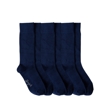 Trouser Socks 3 Pack - Navy - Bonfolk