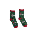 Xmas Gator Mid Crew Socks - Bonfolk