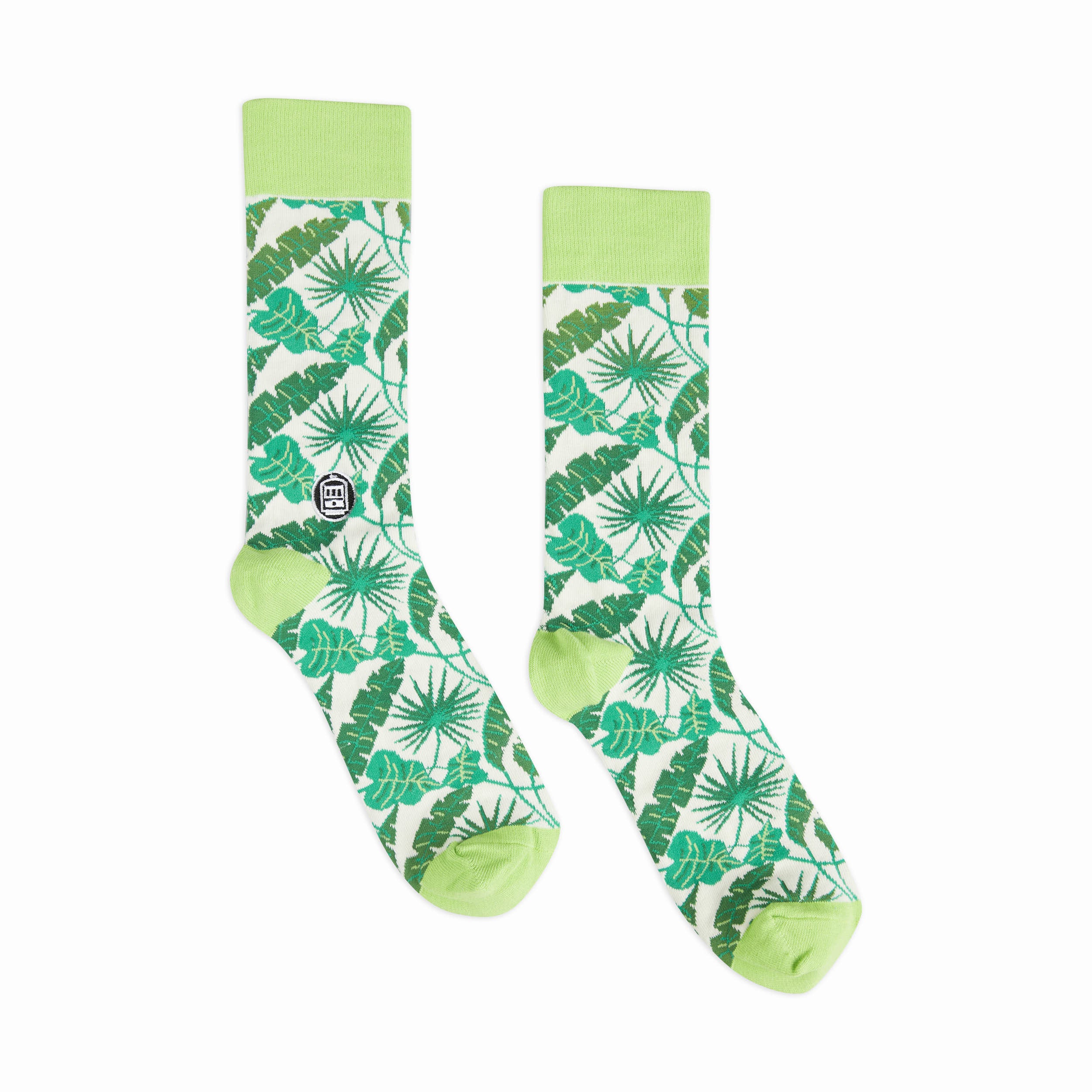 Bonfolk Tropical Leaf Socks