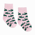 Bonfolk Baby Gator Pink Socks