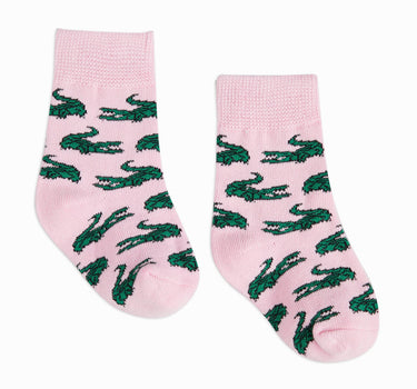 Bonfolk Baby Gator Pink Socks