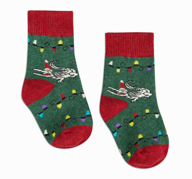 Bonfolk Baby Xmas Gator Socks