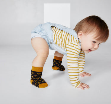 Fleur De Lis Kids Socks - Bonfolk