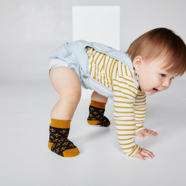 Fleur De Lis Kids Socks - Bonfolk